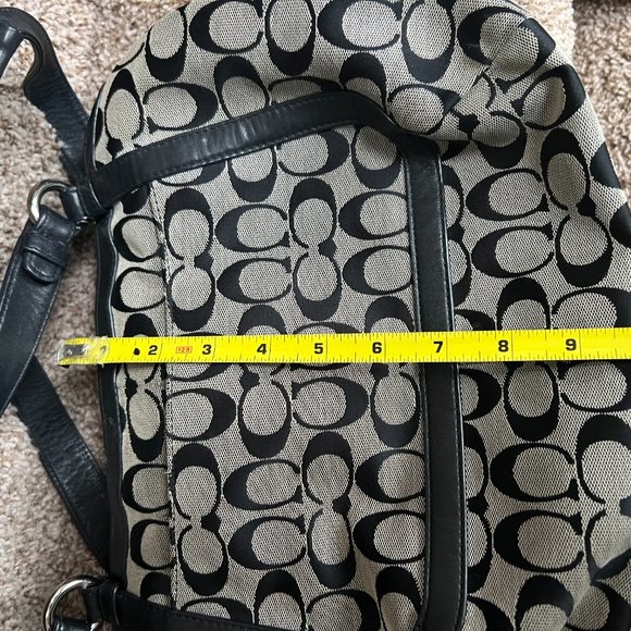 Coach Women's Monogram Canvas Boots and Handbag Lot - Picture 15 of 16